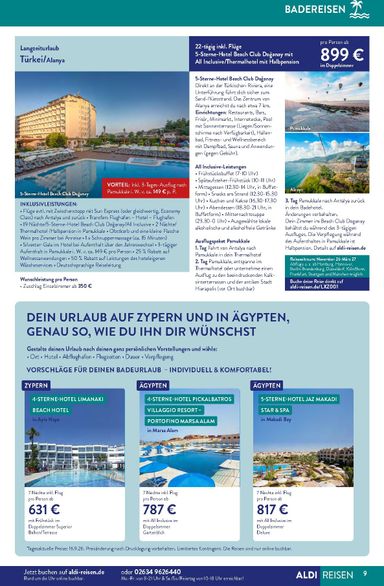 Prospekt ALDI Süd - ALDI SÜD - Reisen gültig ab 01.10. bis 31.10. - seite 9