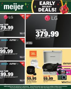 Meijer - Early Holiday Deals
