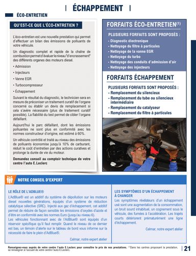 Catalogue E.Leclerc - E.Leclerc - L'auto valable dès le 12/05 au 27/03 - page 21