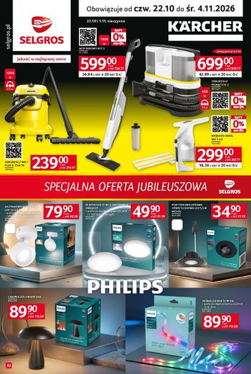 Gazetka Selgros - Selgros cash&carry - Specjalna Oferta Jubileuszowa od 22.10. do 04.11. - strona 1