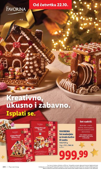 Katalog Lidl - Lidl - Favorina od 22.10 do 31.12 - strana 20