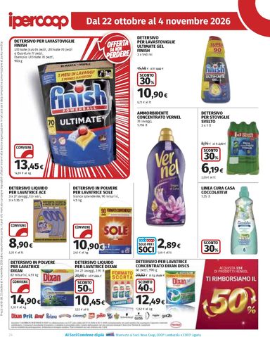Volantino Ipercoop - Ipercoop valido dal 22/10 al 04/11 - pagina 24
