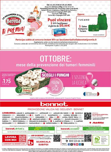 Volantino Bennet - Bennet - Sapori d’Italia valido dal 15/10 al 28/10 - pagina 32