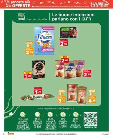 Volantino Iperal - Iperal - Ancora più offerte valido dal 28/10 al 10/11 - pagina 16