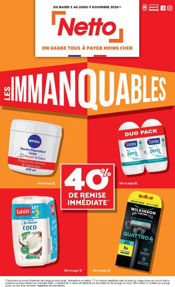 Catalogue Netto - Netto valable dès le 03/11 au 09/11 - page 1