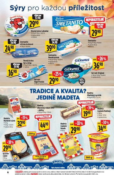 Leták Albert - Albert Hypermarket - Značková kvalita od 21.10. do 03.11. - strana 6