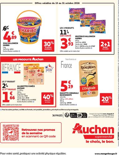 Catalogue Auchan - Auchan - Halloween supers - Supermarché valable dès le 13/10 au 24/10 - page 36