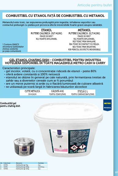 Catalogul Metro - Metro - Echipamente Profesionale pentru HoReCa de la 01.01. până la 31.12. - pagina 237
