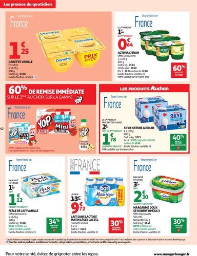 Catalogue Auchan - Auchan valable dès le 20/10 au 25/10 - page 42