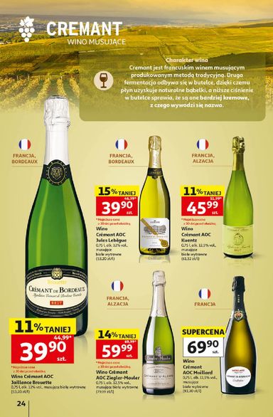 Gazetka Auchan - Hipermarket Auchan - Wino od 05.10. do 31.10. - strona 24