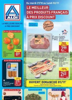 Catalogue ALDI de du mardi 27/10