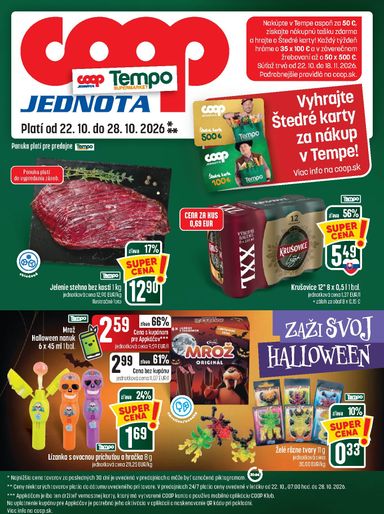 Leták COOP Jednota - COOP Jednota od 22.10. do 28.10. - strana 25