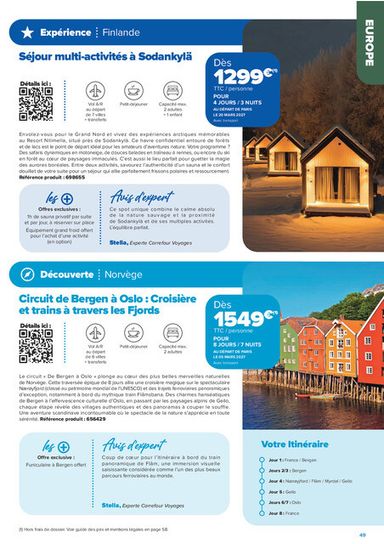 Catalogue Carrefour Market - Carrefour Market - Séjours & Circuits valable dès le 14/08 au 30/10 - page 49