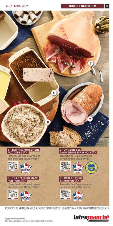 Catalogue Intermarché - Intermarché - Les Menus Traiteur valable dès le 06/10 au 28/03 - page 15