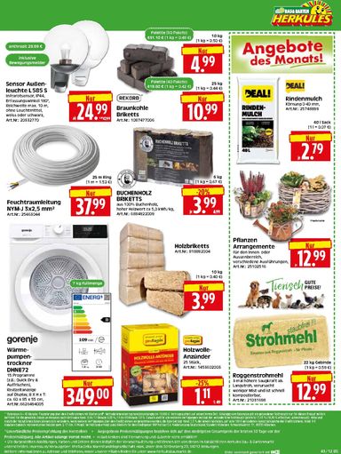 Prospekt Herkules - Herkules - Bau & Garten gültig ab 19.10. bis 24.10. - seite 12