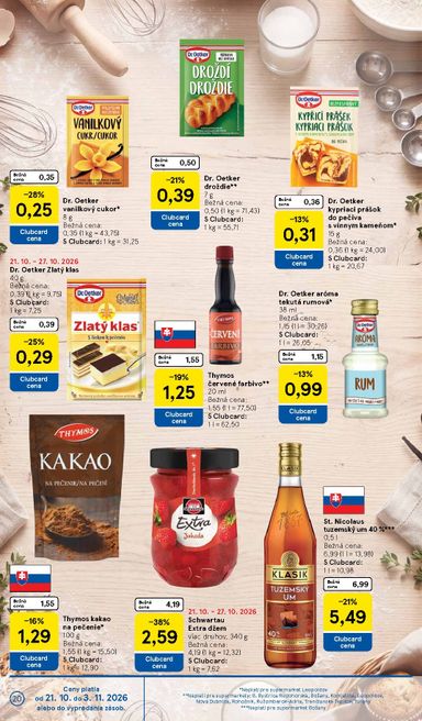 Leták Tesco - Tesco supermarket od 21.10. do 27.10. - strana 20