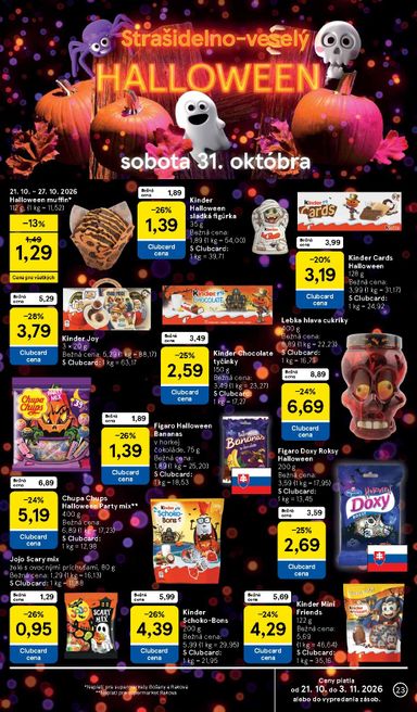 Leták Tesco - Tesco supermarket od 21.10. do 27.10. - strana 23
