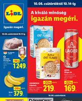 Lidl akciós újság, érvényes csütörtöktől 10.08.