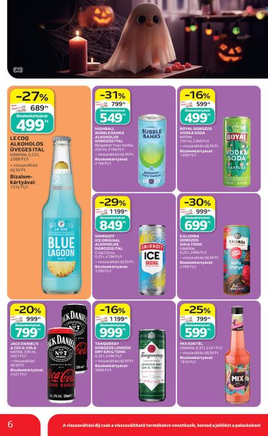 Akciós újság Auchan - Auchan - Halloweeni ajánlataink érvényes 10.22.-tól 10.28.-ig - 6 oldal