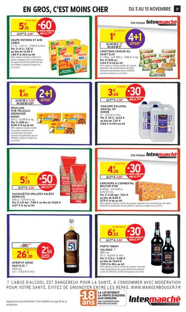 Catalogue Intermarché - Intermarché valable dès le 03/11 au 15/11 - page 21