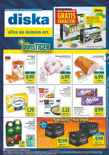 Prospekt Diska - Diska - Sachsen-Thüringen gültig ab 02.11. bis 07.11. - seite 1