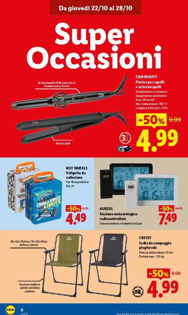 Volantino Lidl - Lidl - Nuova apertura Arezzo valido dal 22/10 al 28/10 - pagina 6