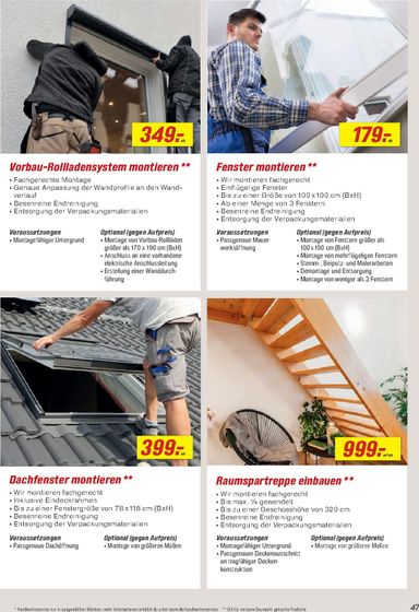 Prospekt toom - Toom - Baustoffe & Bauelemente gültig ab 01.03. bis 31.12. - seite 47