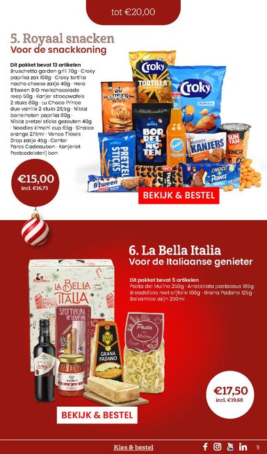 Folder Makro - Makro - Kerstpaketten catalogus van 20-10 tot 31-12 - side 9