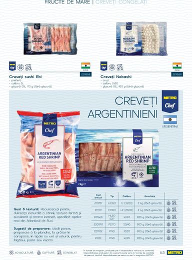 Catalogul Metro - Metro - Spui pește proaspăt de la 01.10. până la 31.12. - pagina 63