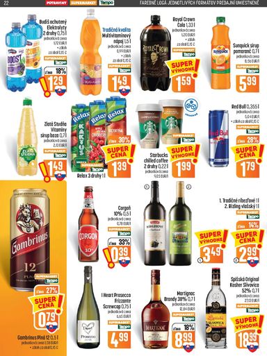 Leták COOP Jednota - COOP Jednota od 22.10. do 28.10. - strana 22