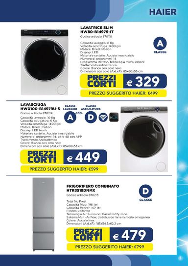 Volantino Esselunga - Esselunga - Speciale Elettrodomestici valido dal 15/07 al 15/11 - pagina 9
