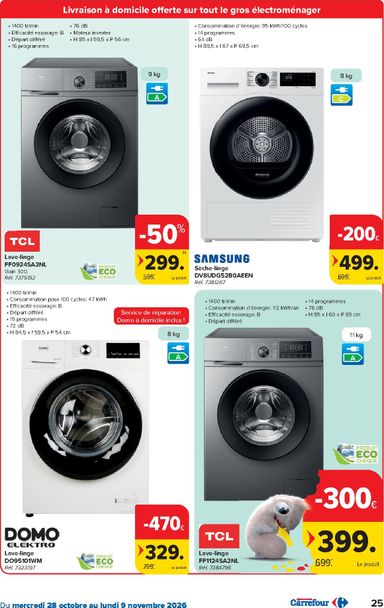 Folder Carrefour - Carrefour Hypermarchés van 28/10 tot 09/11 - side 25