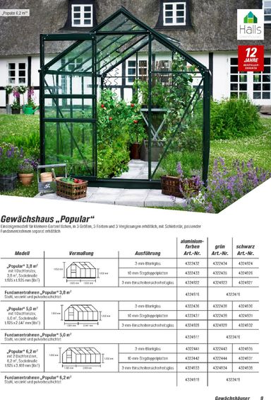 Prospekt toom - Toom - Gewächshäuser & Anzucht gültig ab 01.03. bis 31.12. - seite 9
