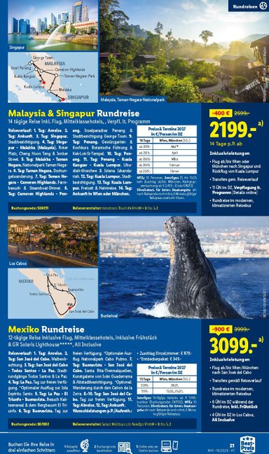 Lidl-Flugblatt - Lidl - Oktober Reise-Highlights gültig ab 30.09. bis 31.10. - seite 21