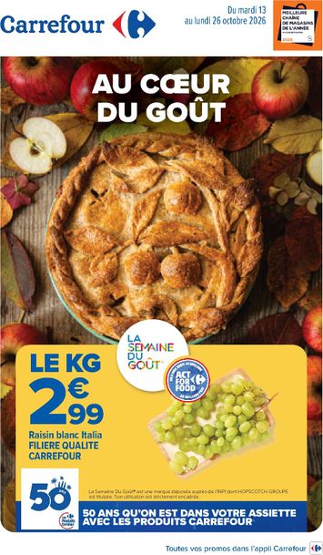 Catalogue Carrefour - Carrefour valable dès le 13/10 au 26/10 - page 1