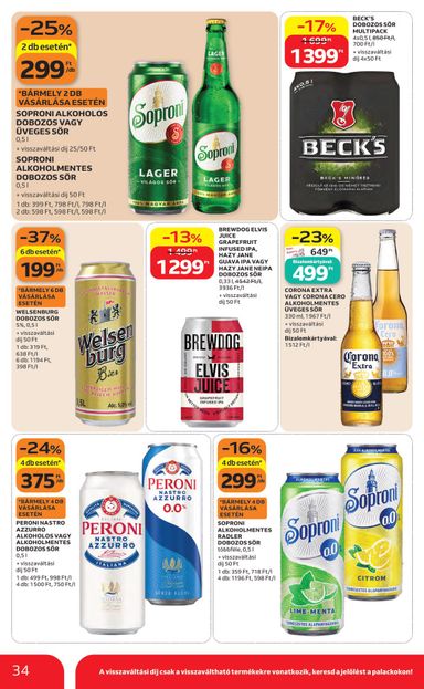 Akciós újság Auchan - Auchan Hipermarket érvényes 10.22.-tól 10.28.-ig - 34 oldal