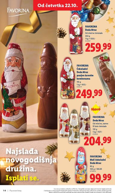 Katalog Lidl - Lidl - Favorina od 22.10 do 31.12 - strana 10