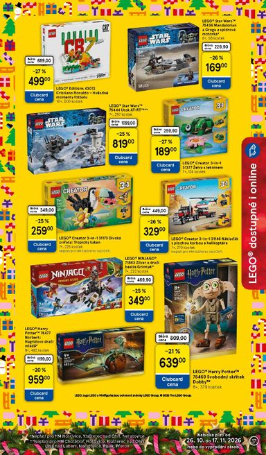 Leták Tesco - Tesco - Vánoční katalog hraček od 26.10. do 17.11. - strana 17