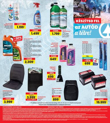 Akciós újság Spar - INTERSPAR érvényes 10.29.-tól 11.04.-ig - 17 oldal