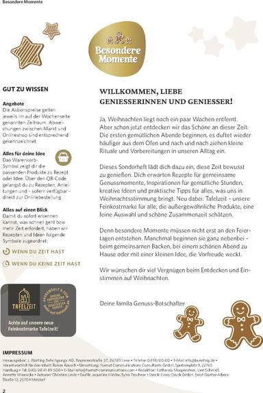 Prospekt Famila Nordwest - Famila Nordwest - Besondere Momente gültig ab 26.10. bis 29.11. - seite 2