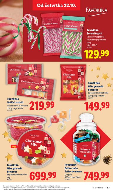 Katalog Lidl - Lidl - Favorina od 22.10 do 31.12 - strana 27
