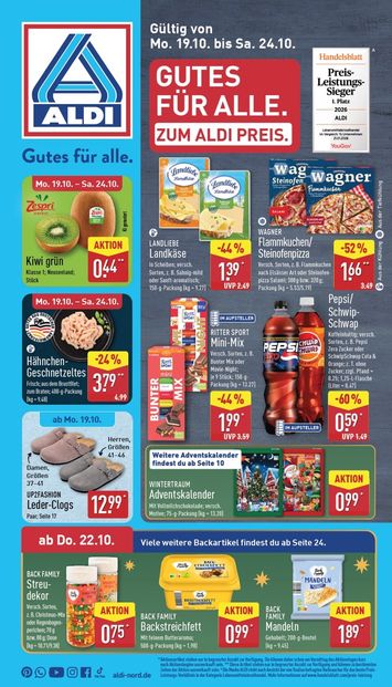 Prospekt ALDI Nord - ALDI NORD gültig ab 19.10. bis 24.10. - seite 1