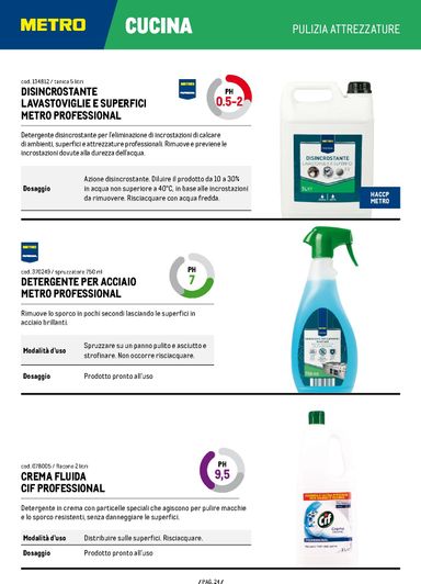 Volantino METRO - Metro - Catalogo Detergenza valido dal 04/06 al 04/06 - pagina 24