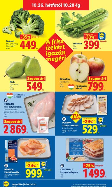 Akciós újság Lidl - Lidl érvényes 10.22.-tól 10.28.-ig - 60 oldal