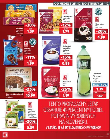 Leták Kaufland - Kaufland od 22.10. do 28.10. - strana 73