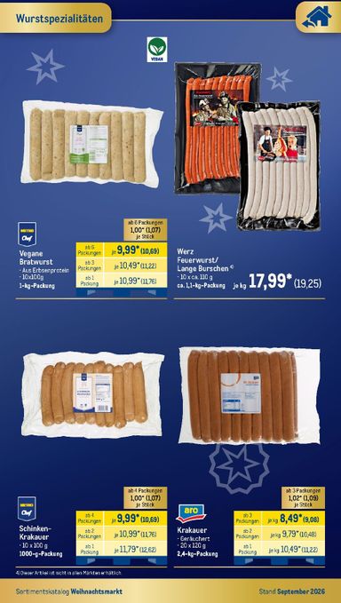 Prospekt METRO - Metro - Weihnachtsmarkt gültig ab 01.09. bis 31.12. - seite 14
