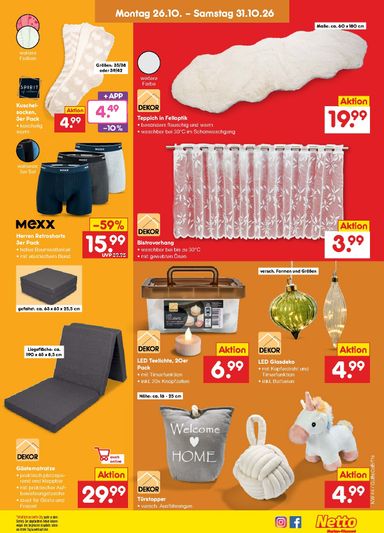 Prospekt Netto - Netto Marken Discount - Wochenende gültig ab 28.10. bis 31.10. - seite 60