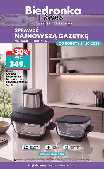 Leták Biedronka Poľsko - Biedronka Poľsko - Home od 24.10. do 30.11. - strana 1