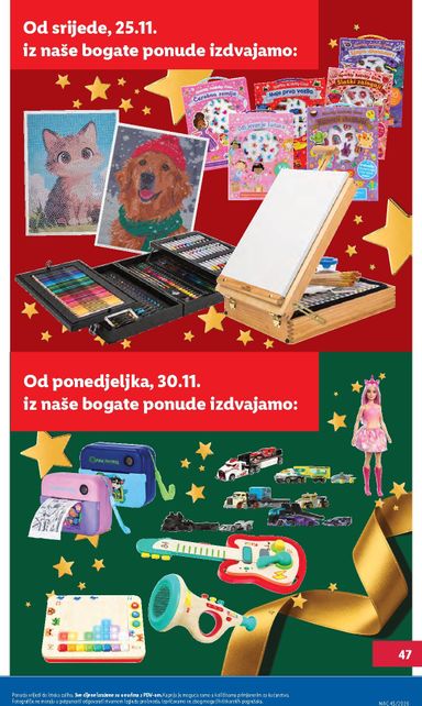 Katalog Lidl - Lidl - Čarolija darivanja vrijedi od 04.11. do 31.12. - stranica 47