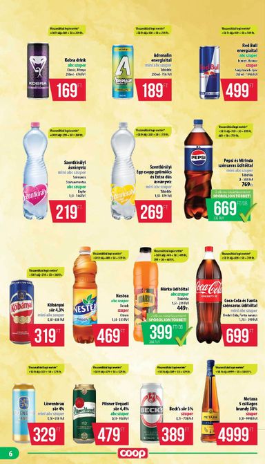 Akciós újság Coop - Coop - Nyírzem/Szabolcs érvényes 10.22.-tól 10.28.-ig - 6 oldal